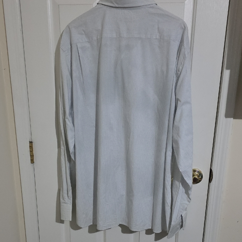 Fush Hippie Men's Light Gray Patterned Button Down Shirt - Picture 5 of 5